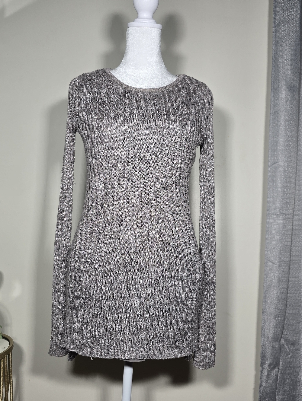 Apt. 9 Metallic Knit Top sweater dress